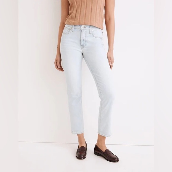 Madewell The Mid Rise Perfect Vintage Jean in Fitzgerald Wash 32 Plus Size NWT - Picture 2 of 16